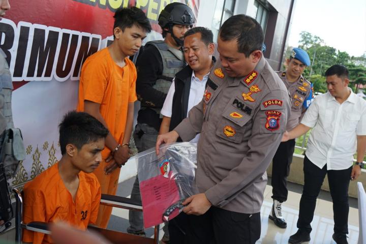 Dua Jambret Ditembak Polda Riau, Satu Overdosis Narkoba 